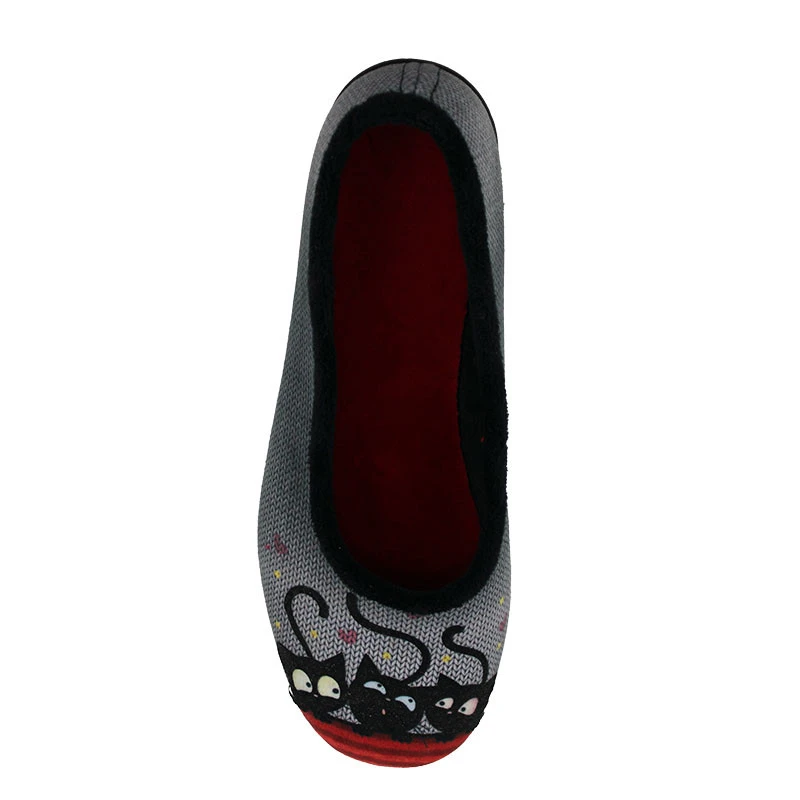 LA MAISON DE L'ESPADRILLE Chaussons Ballerines Pour Femme 6055 5 LA MAISON DE L'ESPADRILLE Chaussons Ballerines Pour Femme 6055 – Image 5