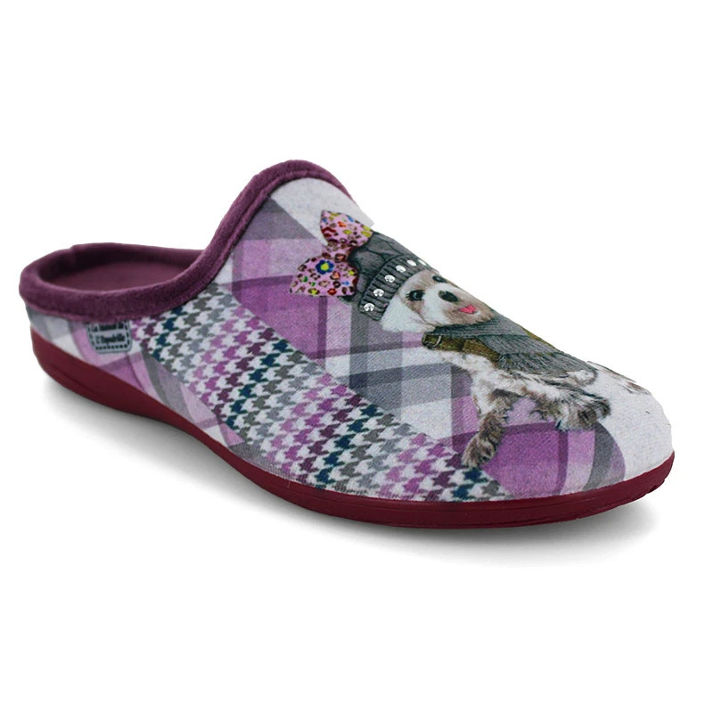 LA MAISON DE L'ESPADRILLE Chaussons Mules Pour Femme 6514 2 LA MAISON DE L'ESPADRILLE Chaussons Mules Pour Femme 6514 – Image 2