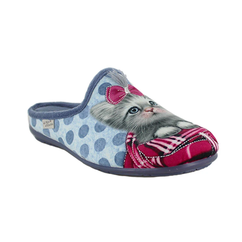 LA MAISON DE L'ESPADRILLE Chaussons Mules Pour Femme 9018 2 LA MAISON DE L'ESPADRILLE Chaussons Mules Pour Femme 9018 – Image 2