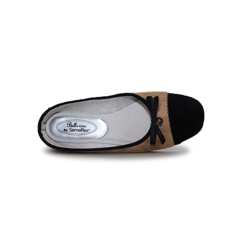 EXCELLENCE By SEMELFLEX Chaussons Ballerines Pour Femme Pompadour 5 EXCELLENCE By SEMELFLEX Chaussons Ballerines Pour Femme Pompadour – Image 5