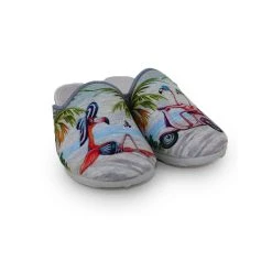 LA MAISON DE L'ESPADRILLE Chaussons Mules Pour Femme Les Flamants Roses (2041)